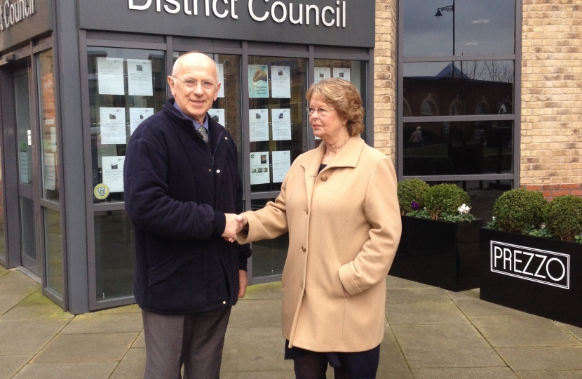 Cllr. Jeff Summers and Mrs. Pat Mewis