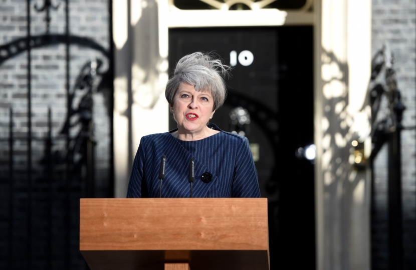 Theresa May Announces General Election