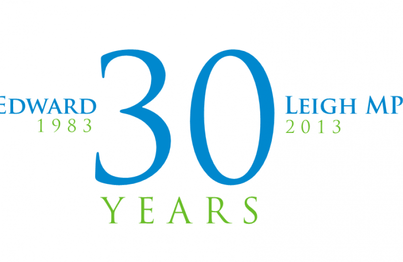Edward Leigh 30 Years Logo