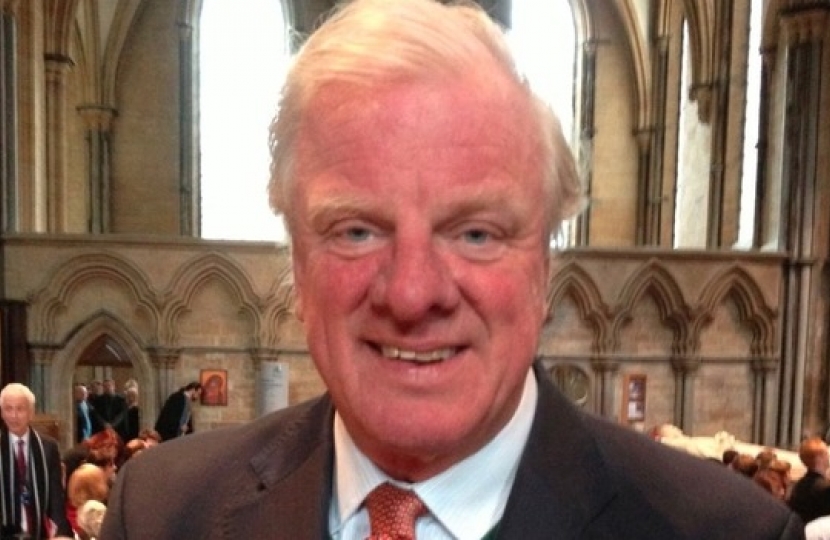 Sir Edward Leigh MP at Lincoln Cathedral