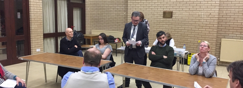 Returning Officer Announces the Result of the Sudbrooke ward By-Election