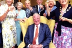 Raising a glass to toast Sir Edward Leigh MP
