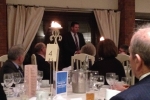 Andrew Percy MP addresses Supper Club guests