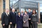 Priti Patel visits West Lindsey District Council