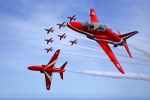 RAF Areobatic Squadron, the 'Red Arrows'
