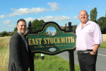Steve Bolan with Chris Bainborough in East Stockwith